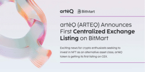 artèQ (ARTEQ) Announces First Centralized Exchange Listing on BitMart