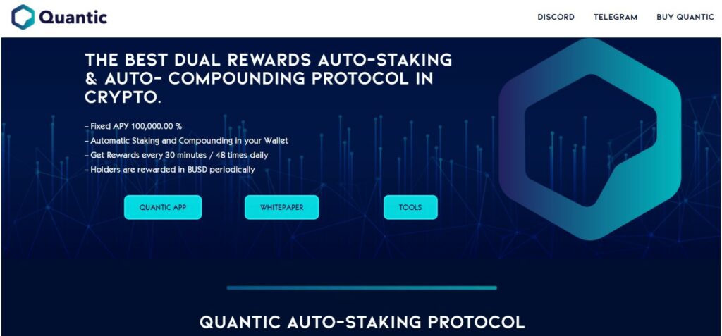 Quantic To Be Listed On BitMart, Offers High APY Auto Staking Token