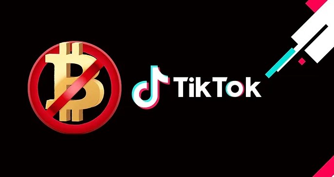 TikTok banned crypto