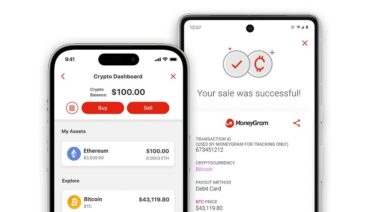 MoneyGram announces the launch of a new service enabling consumers to buy, sell and hold cryptocurrency via The MoneyGram App. This feature gives customers in nearly all U.S. states the ability to trade and store BTC, ETH and LTC.