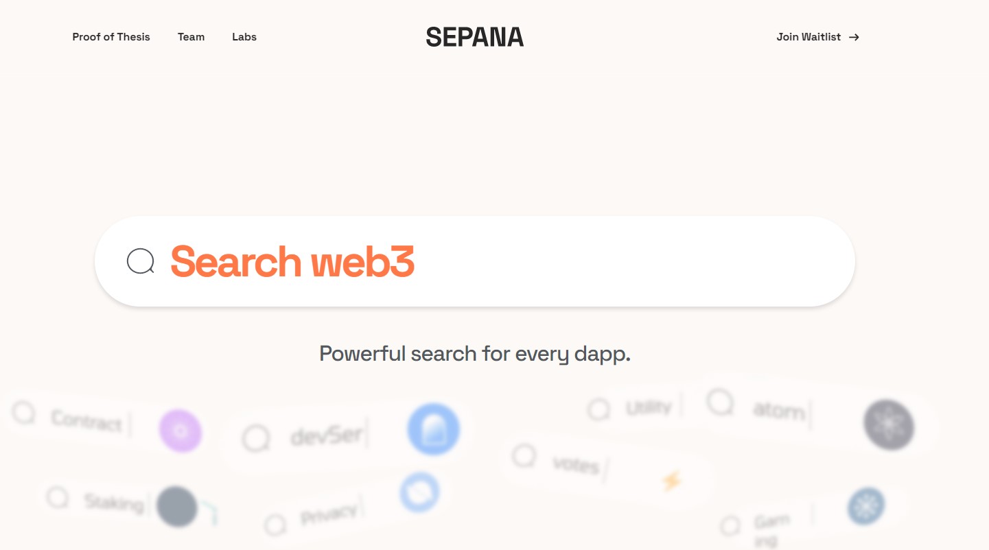 A decentralized search startup Sepana raises $10 million in funding round