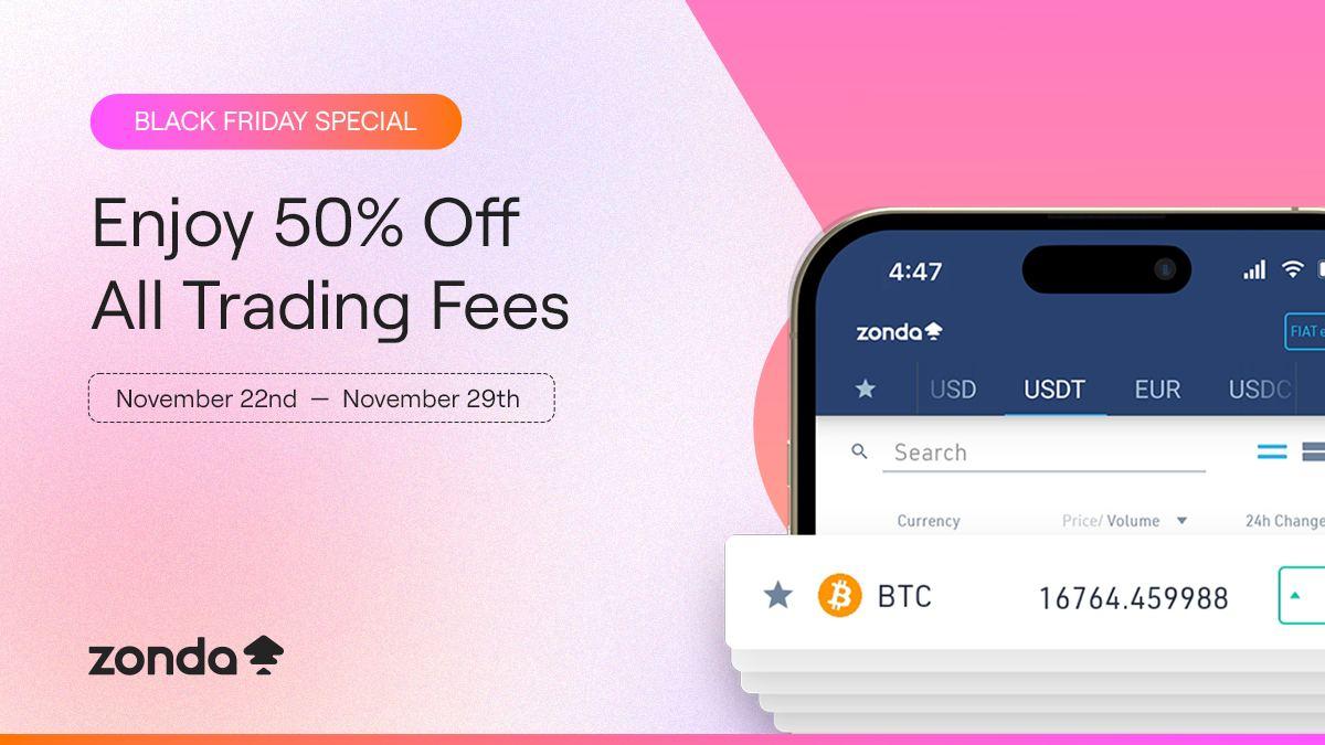 Zonda Slashes Makeror Taker Fees by 50% Across All Markets From November 22-29