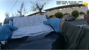 Nevada State Police body cam records suspect's seed phrase