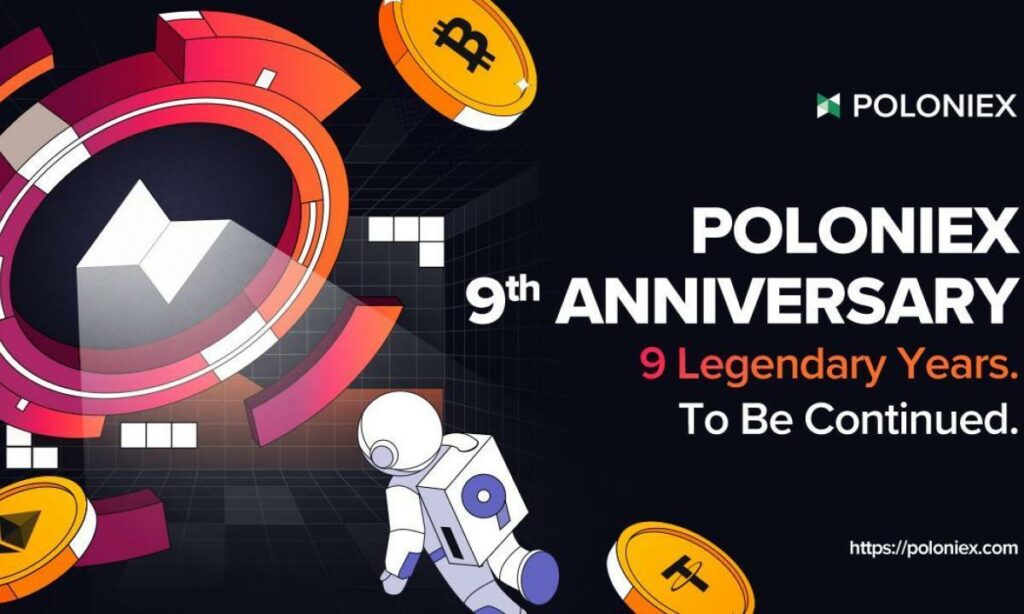 Poloniex is celebrating its 9th anniversary