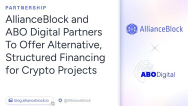 AllianceBlock and ABO Digital Partners To Offer Alternative, Structured Financing for Crypto Projects