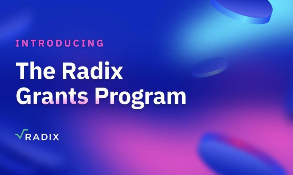 Radix Introduce Paradigm-Shifting $300,000 Grants Program to Incentivize Serious DApps