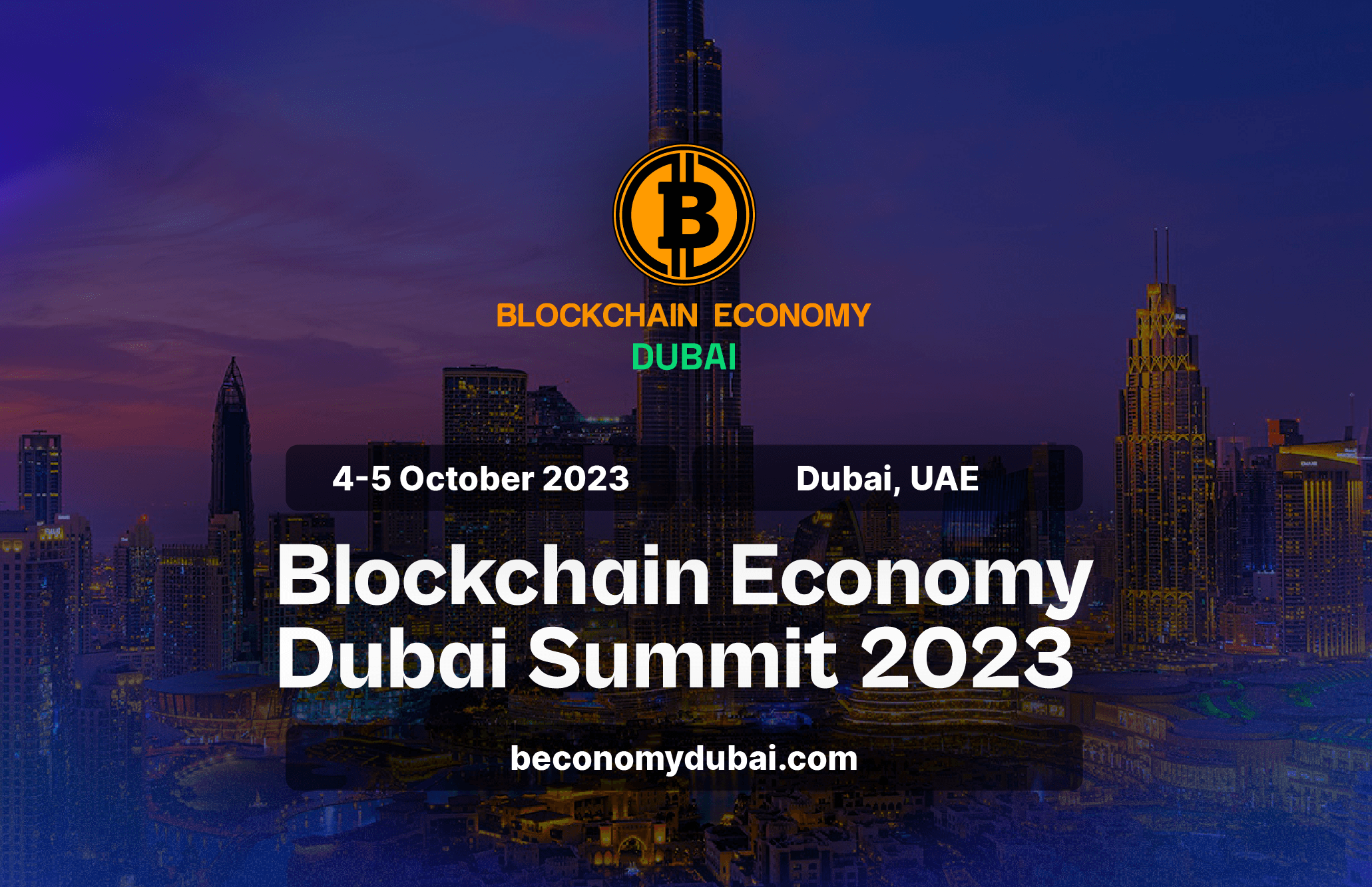 Global Crypto Community Convenes at Dubai’s Blockchain Economy Summit, Uniting Industry Leaders for a Groundbreaking Event on October 4-5, 2023