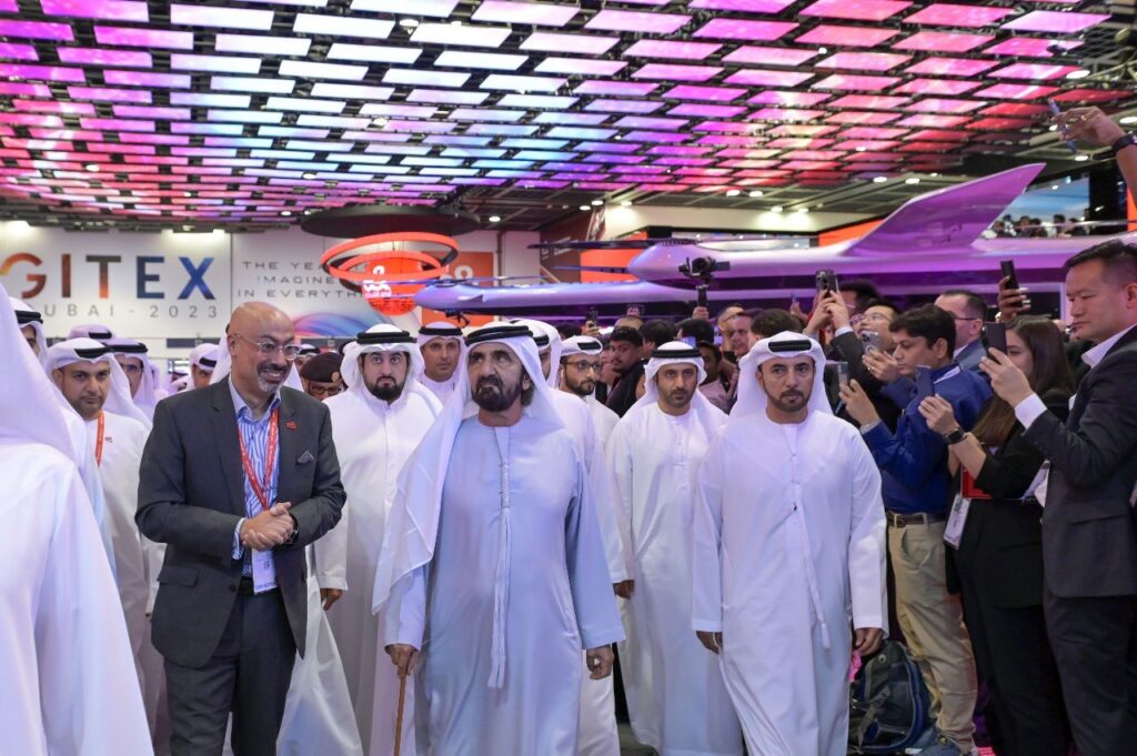 His Highness Sheikh Mohammed bin Rashid Al Maktoum At GITEX Global