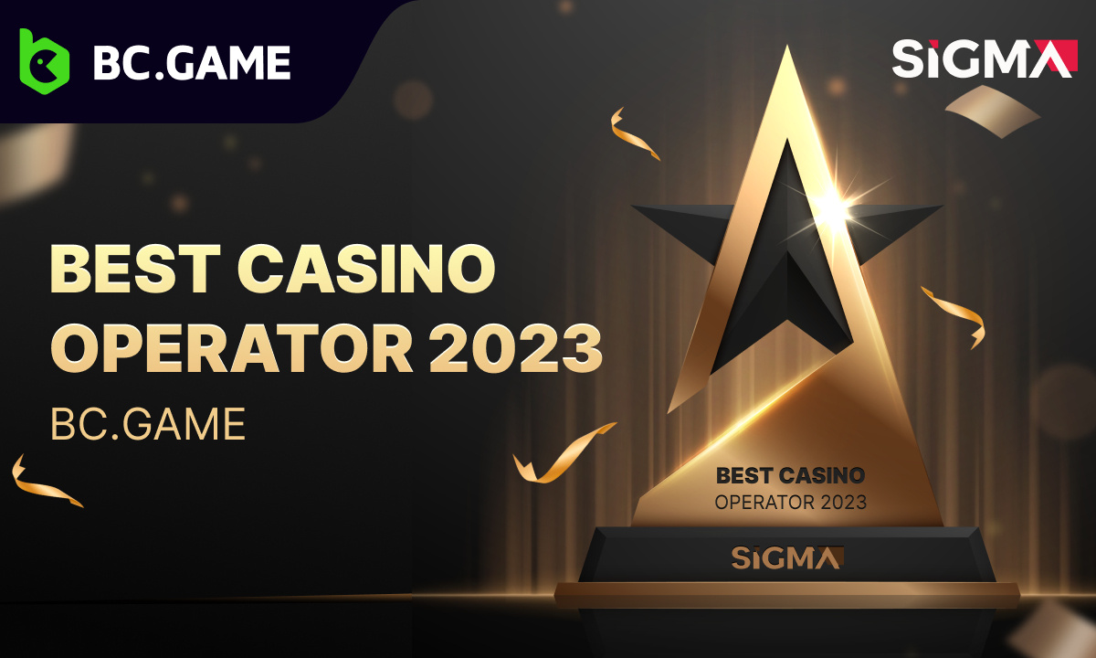 BC.GAME Honored with the Best Casino Operator 2023 Award by SiGMA
