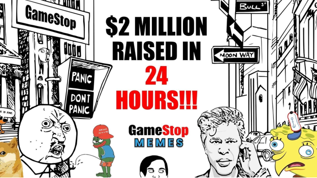 GameStop Memes Surges: Will It Eclipse Dogecoin and Wall Street Memes in the Crypto Race?