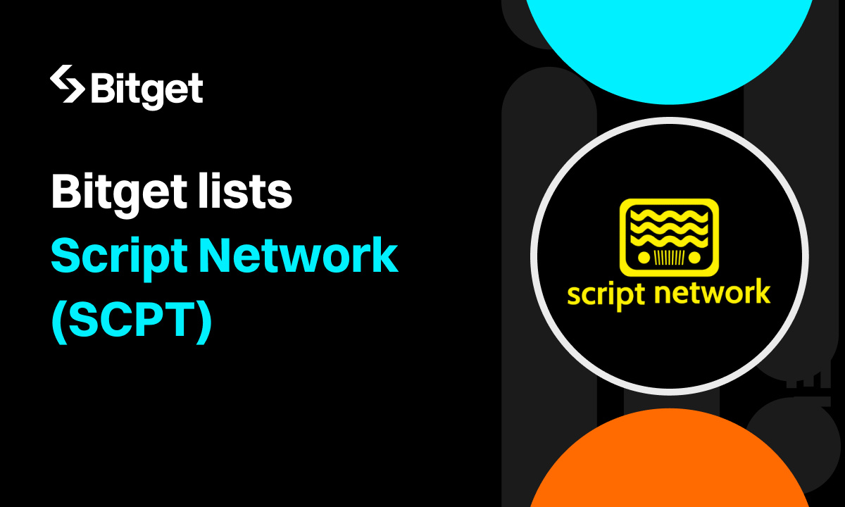 Bitget Lists Script Network To Innovation Zone, Expanding Spot Market Variety