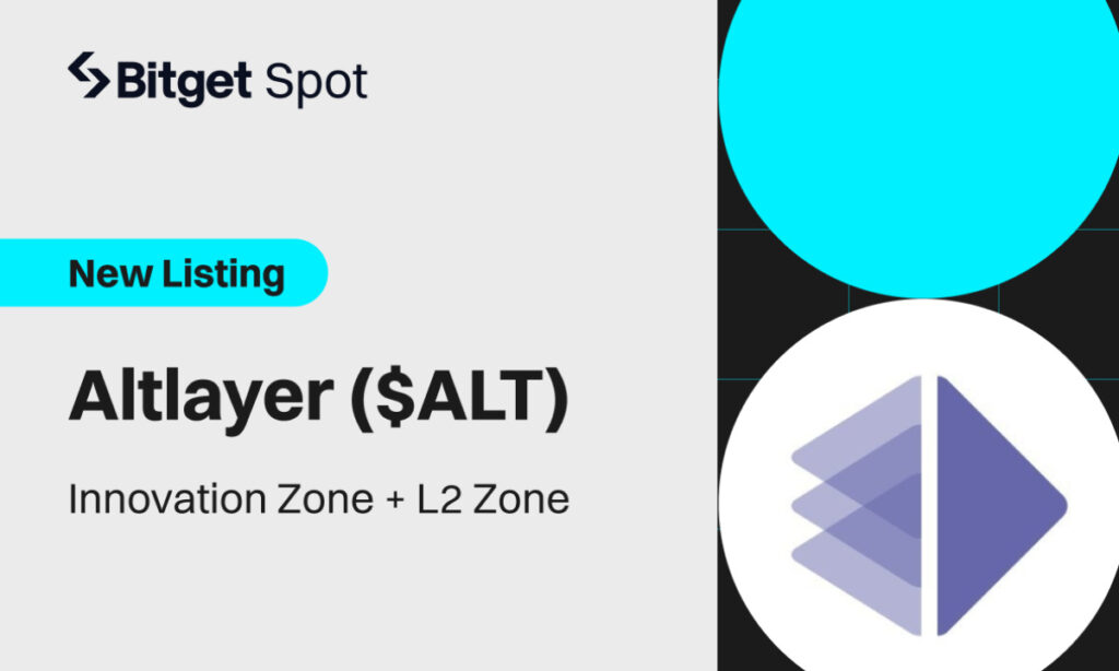 Bitget Lists Altlayer ($ALT) In the Innovation and L2 Zone