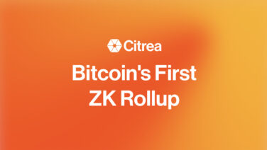 Citrea is the first rollup that enhances the capabilities of Bitcoin blockspace with zero knowledge technology