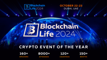 Blockchain Life 2024 will take place in Dubai on October 22-23.