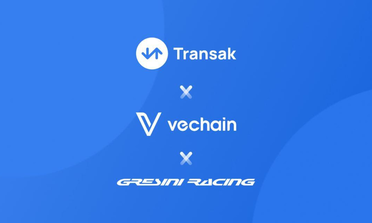Transak Enables Fiat Purchases on VeChain’s NFT Marketplace Service, Supports Gresini Racing’s First Collection