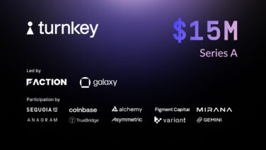 Turnkey scalable wallet infrastructure for crypto developers announced today that it has raised a $15 million Series A funding round.