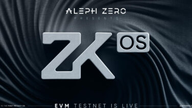 Aleph Zero Launches The First EVM-Compatible ZK-Privacy Layer