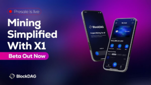 BlockDAG's X1 Beta Mining App & $46.9M Presales Outperforms Shiba Inu & RNDR