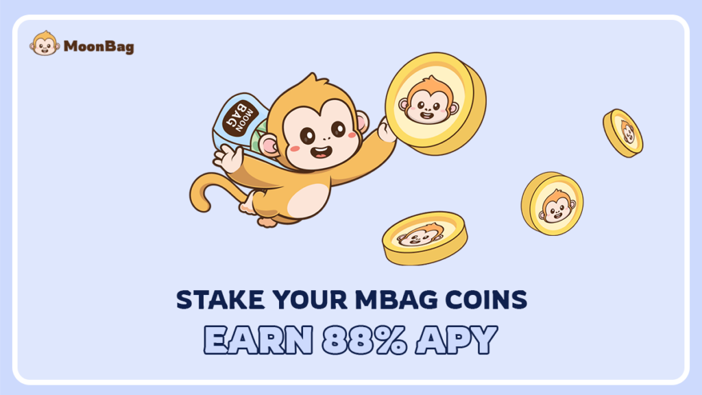 Enjoy Staking Rewards with MoonBag with 88% APY and Escape from Bitbot, AAVE
