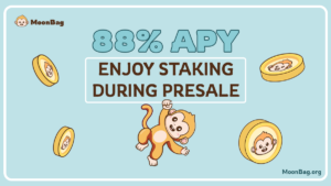 MoonBag Presale Staking: 88% APY vs Render and Near Protocol