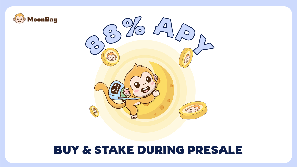MoonBag Presale Staking wins Investors, DOGE, SHIB Fall