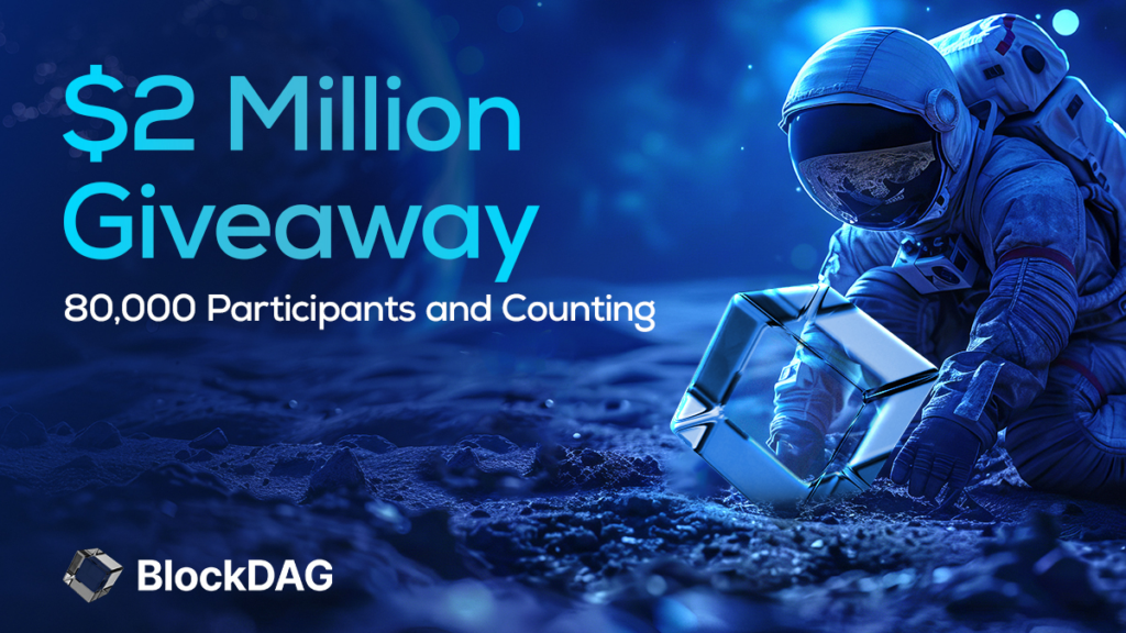 BDAG's $2M Giveaway Propels $57.6M Presale Beyond ETH & FTM Movements