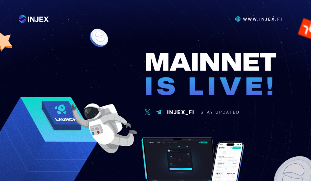 Injex Finance Mainnet Goes LIVE: Revolutionizing DeFi Trading on Injective Network
