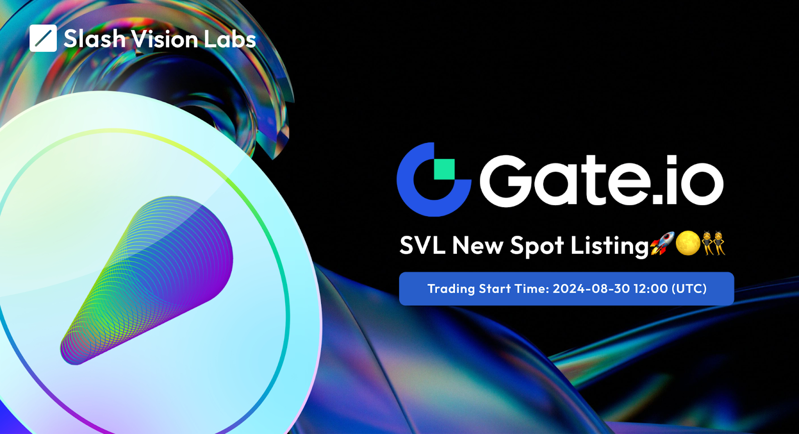 Slash Vision Labs Token (SVL) to be Listed on Gate.io as it Prepares Slash Card Launch