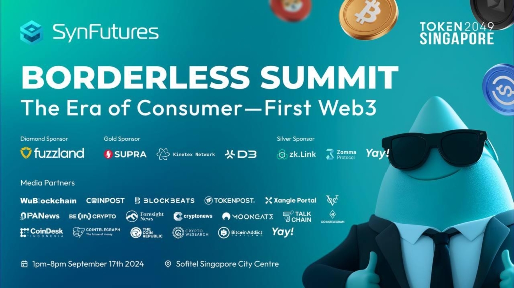 SynFutures (www.synfutures.com), the leading DeFi derivatives protocol, today announced the second edition of Borderless Summit