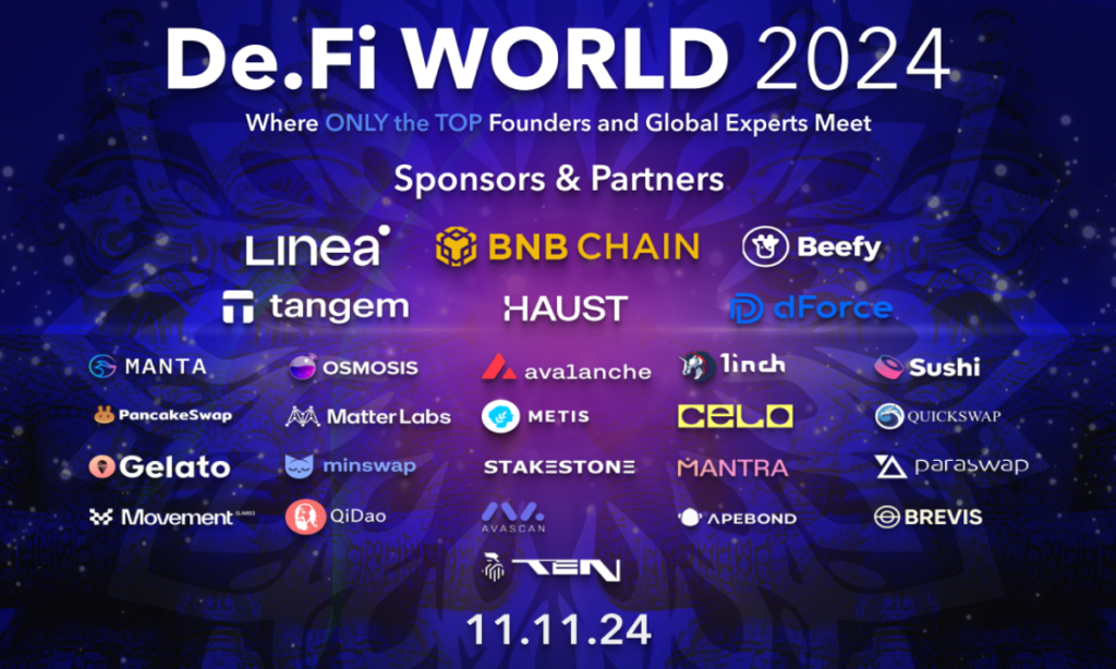 De.Fi World 2024 Set to Convene Industry Leaders in Bangkok on November 11