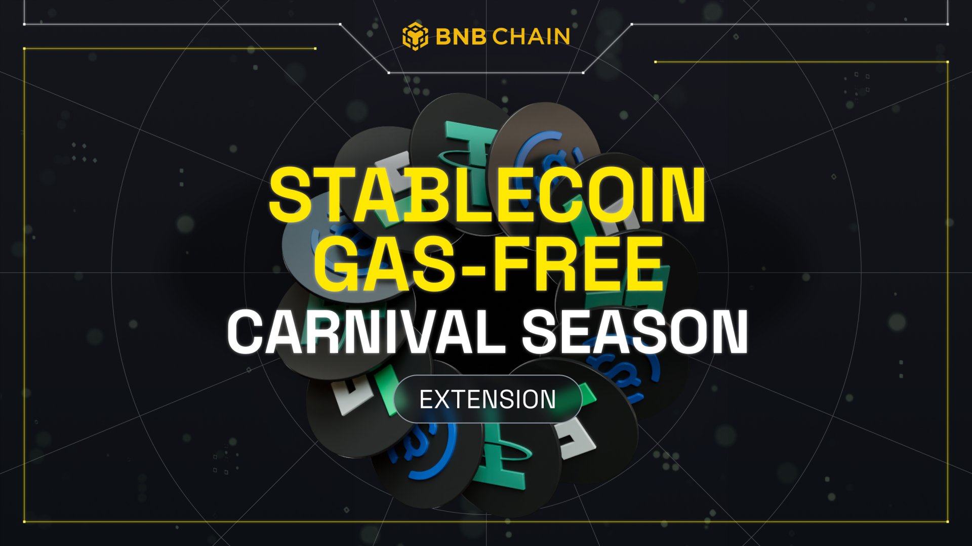 BNB Chain Extends Gas-Free Campaign For Stablecoin Transfers