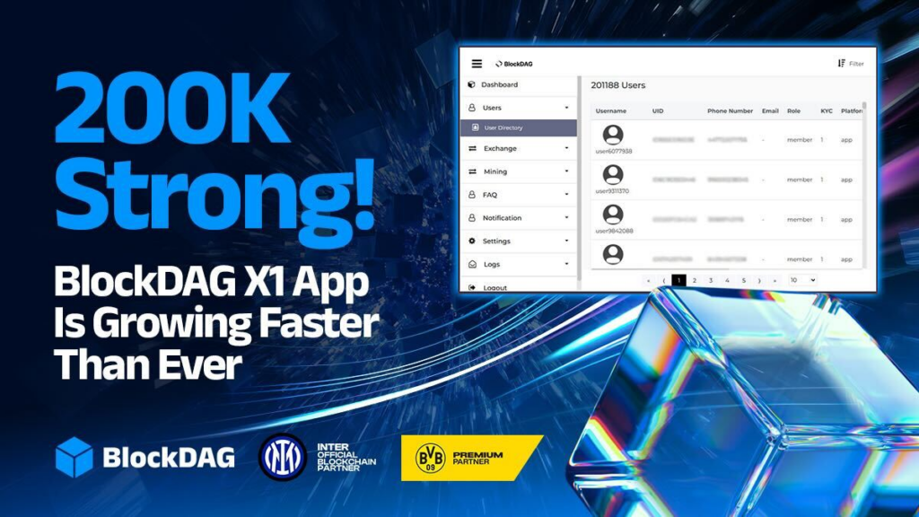 BlockDAG Makes Mining Easy with X1 App—200K+ Users Joined! Latest on ETH & Cardano's Potential Gains