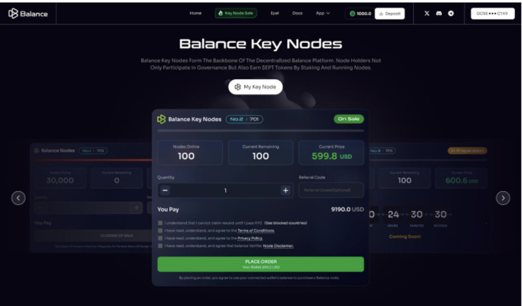 Balance.fun Key Nodes Secure Over $10 Million in Institutional Investment, Following its $30 Million Fundraise