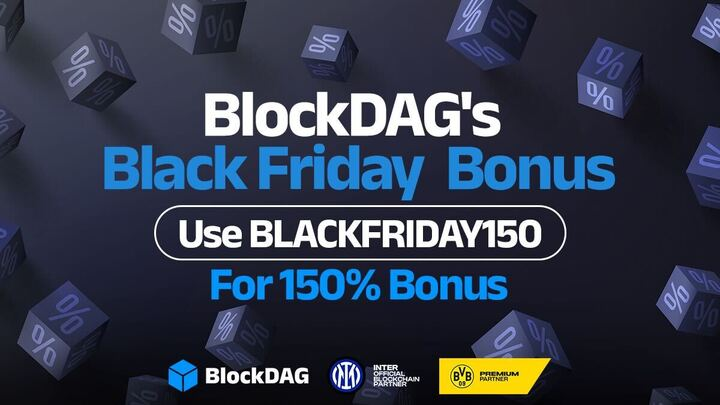 BlockDAG Hits $151M Mark—Exclusive 150% Bonus on BDAG Coins for Black Friday! Insights on Dogecoin & Shiba Inu Trends