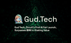 Gud Tech, Zircuit’s First AI Fair Launch, Surpasses $9M in Staking Value