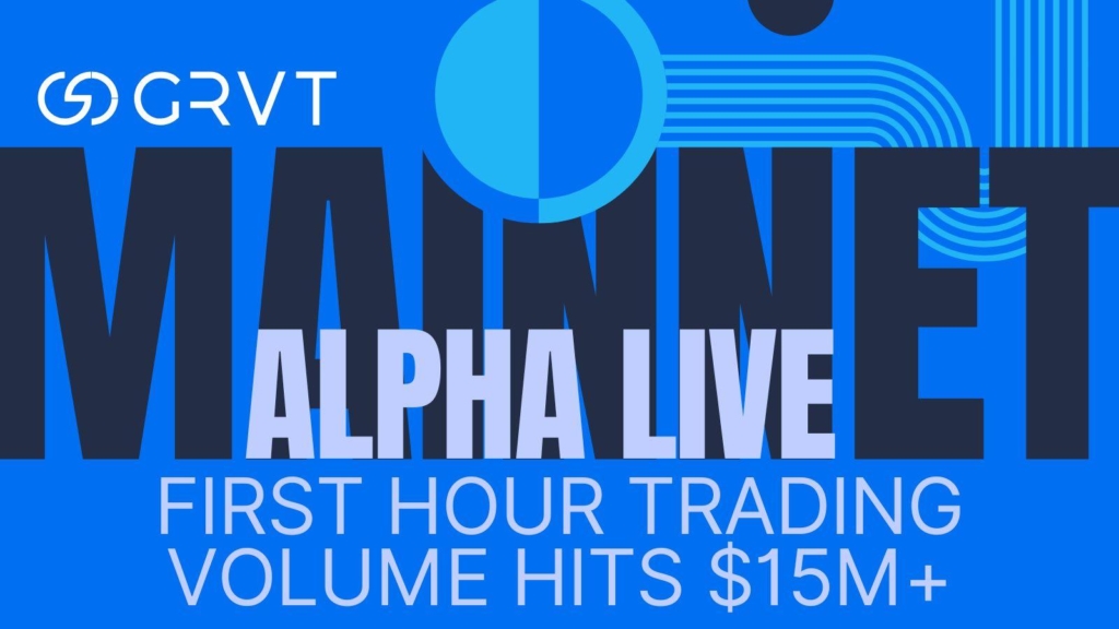 GRVT Mainnet Alpha Goes Live, First Hour Trading Volume Hits $15 Million