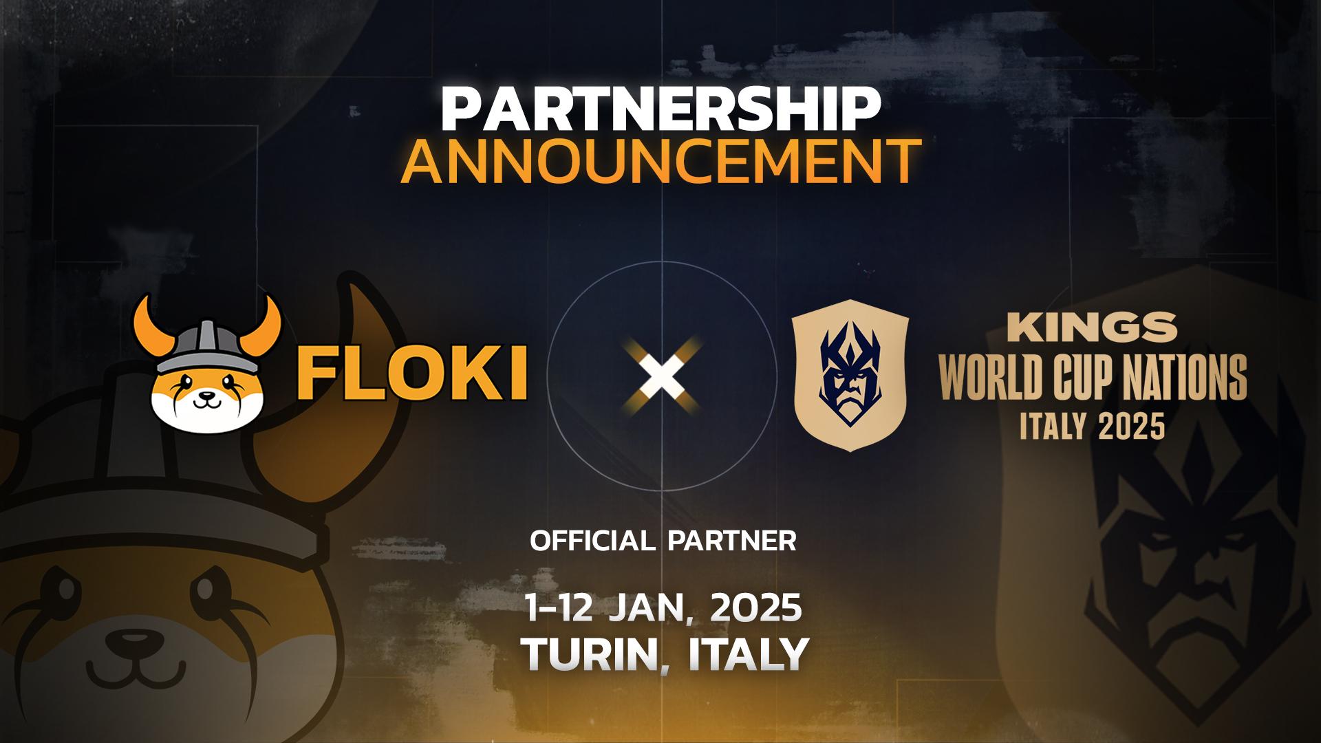 Floki Partners with Kings World Cup Nations to Reach 600+ Million Video