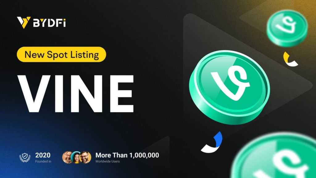 VINE Token Hits $400 Million Market Cap, Now Available for Trading on BYDFi