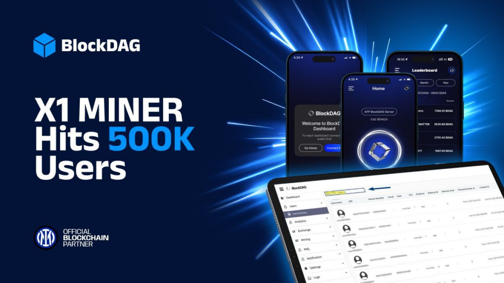 500K+ Users Mining With BlockDAG’s X1 App Daily! LTC Price Jumps 30% & ETH Eyes $15K Breakout