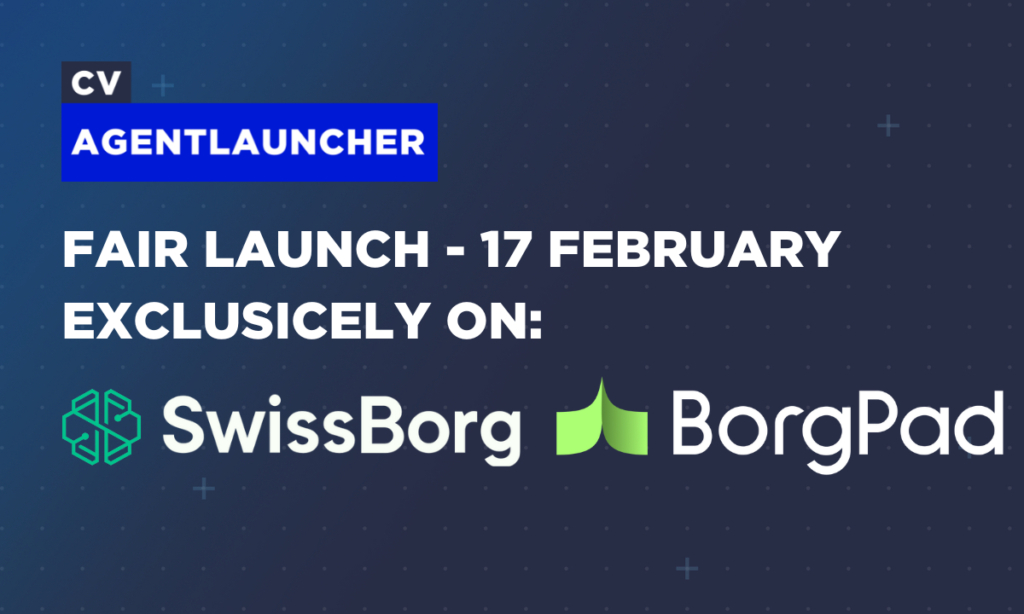 AI Innovation Redefined: Agentlauncher and SwissBorg Announce “$CVAI -Fair Launch”, Ushering in a New Era of Intelligent Automation