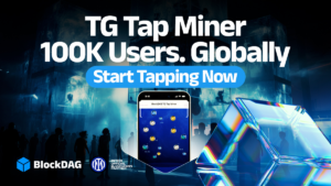 BlockDAG TG Tap Miner User Base Exceeds 100K, While AIOZ & MANTRA (OM) Face Market Challenges 