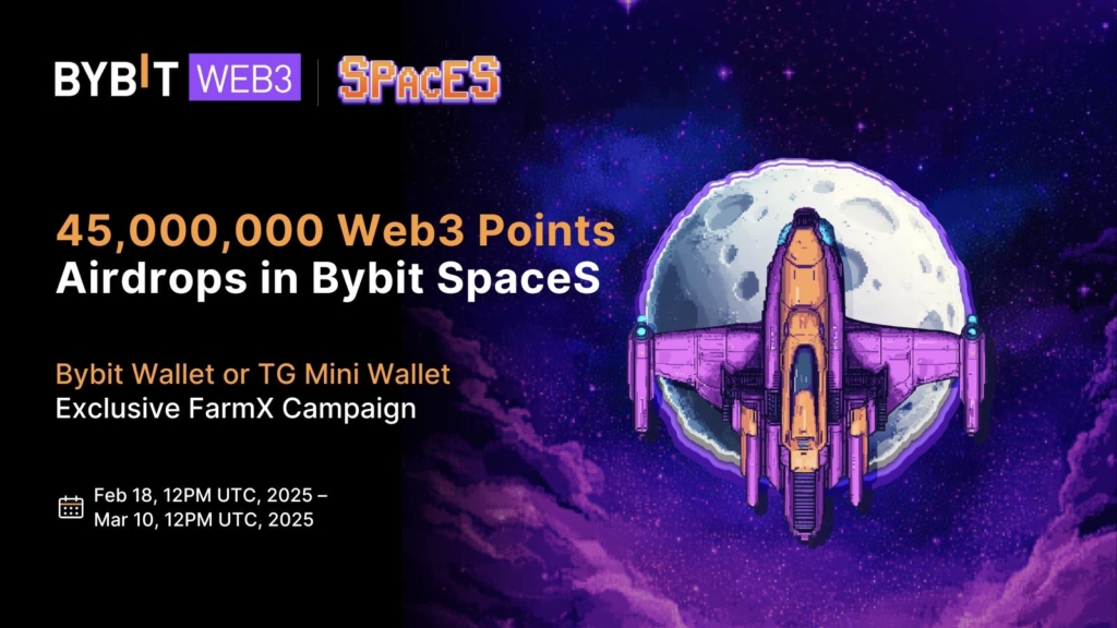 Bybit Web3 Launches Largest SpaceS Airdrop to Date: 45 Million Web3 Points With Mantle and Pengu