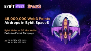 Bybit Web3 Launches Largest SpaceS Airdrop to Date: 45 Million Web3 Points With Mantle and Pengu