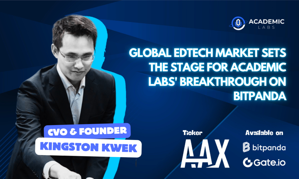 Global EdTech Market Sets the Stage for Academic Labs($AAX)’ Breakthrough on Bitpanda