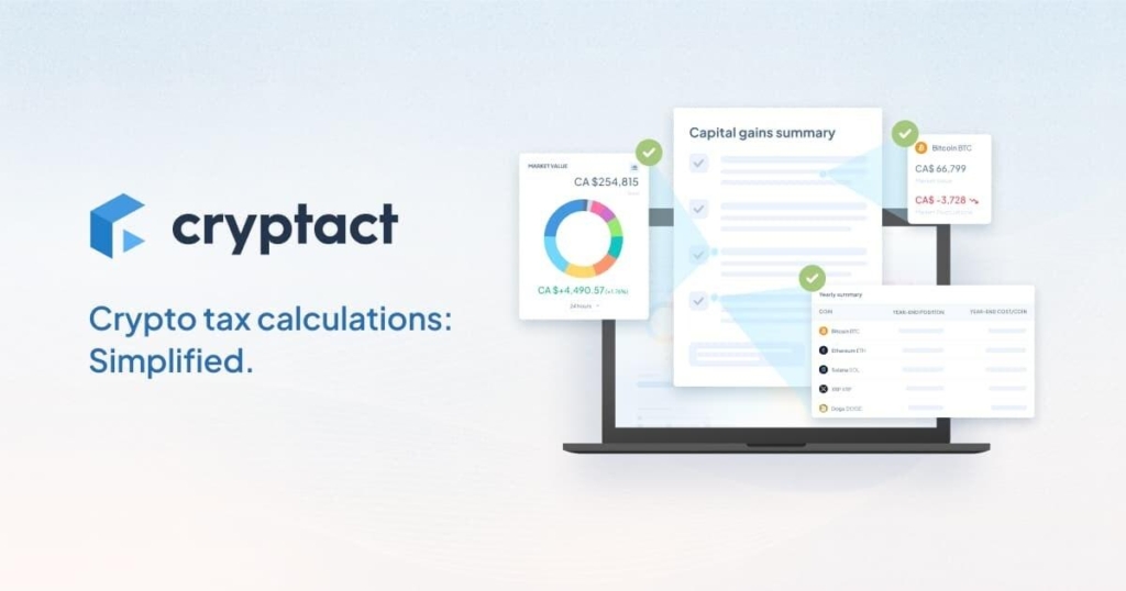 Japan’s Leading Crypto Tax Service, cryptact, Now Available in Canada – Trusted Reports from US$22.50