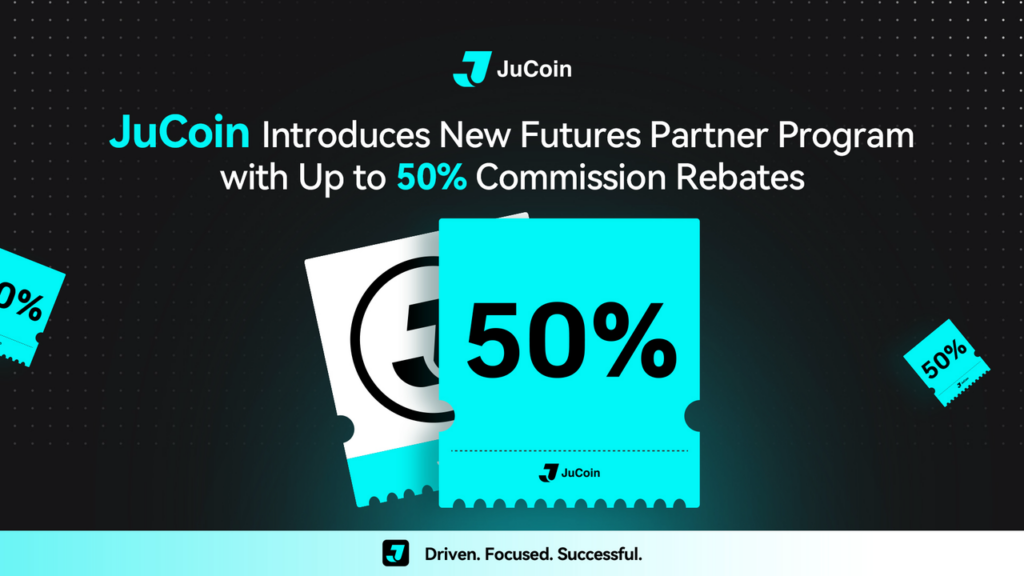 JuCoin Introduces New Futures Partner Program with Up to 50% Commission Rebates