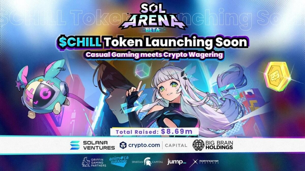 SOL ARENA USHERS IN A NEW ERA OF CASUAL GAMING AND CRYPTO WAGERING ON SOLANA, WITH $CHILL TOKEN LAUNCHING SOON