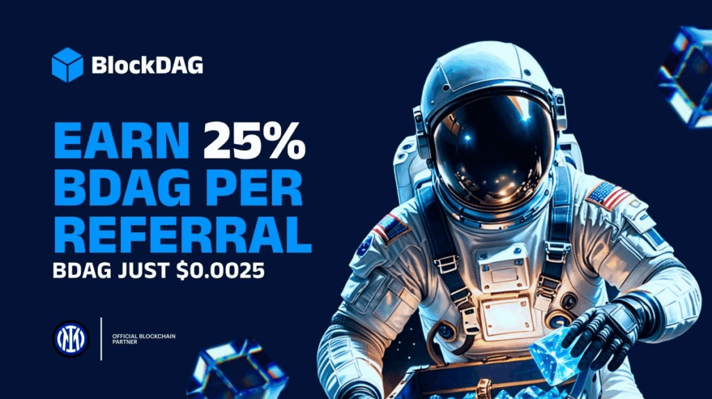 BlockDAG’s 25% Referral Rewards Fuel Presale Surge: $1M Raised in 24 Hours, Total Tops $222.5M