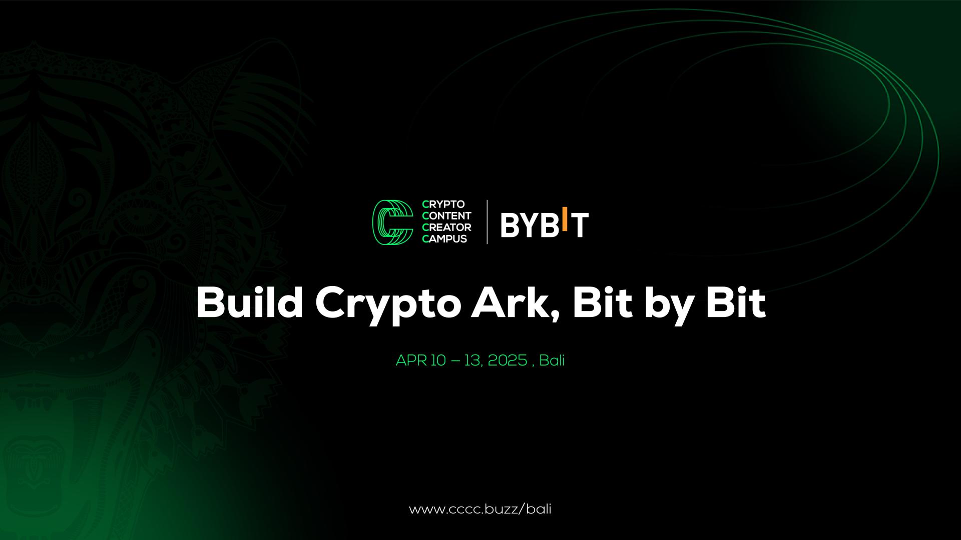 Bybit Proudly Presents CCCC Bali 2025: Building a Sustainable Crypto Content Ecosystem
