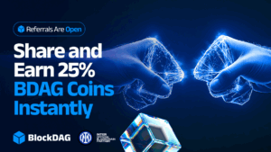 DOGE Fights $0.20 Wall, Polkadot Treasury Falters While BlockDAG Powers Big Referral Profits